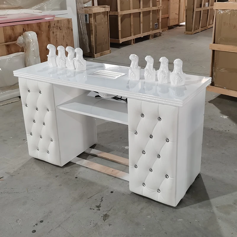 Фабричный многофункциональный деревянный Маникюрный Стол для салона красоты с выдвижным ящиком