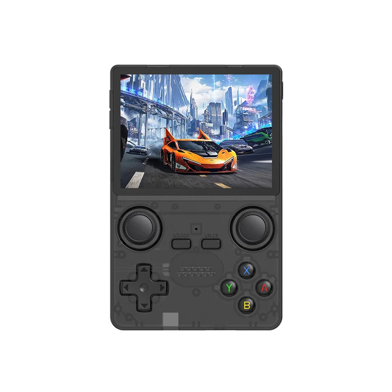 Factory price Powkiddy X35S 3.5 inch IPS screen mini game arcade game console support PSP N64 with double hall joysticks