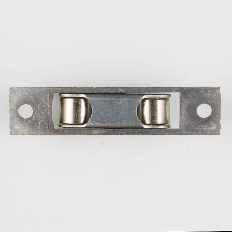 Durable zinc alloy Double metal roller -groove pulley for pvc / UPVC sliding windows