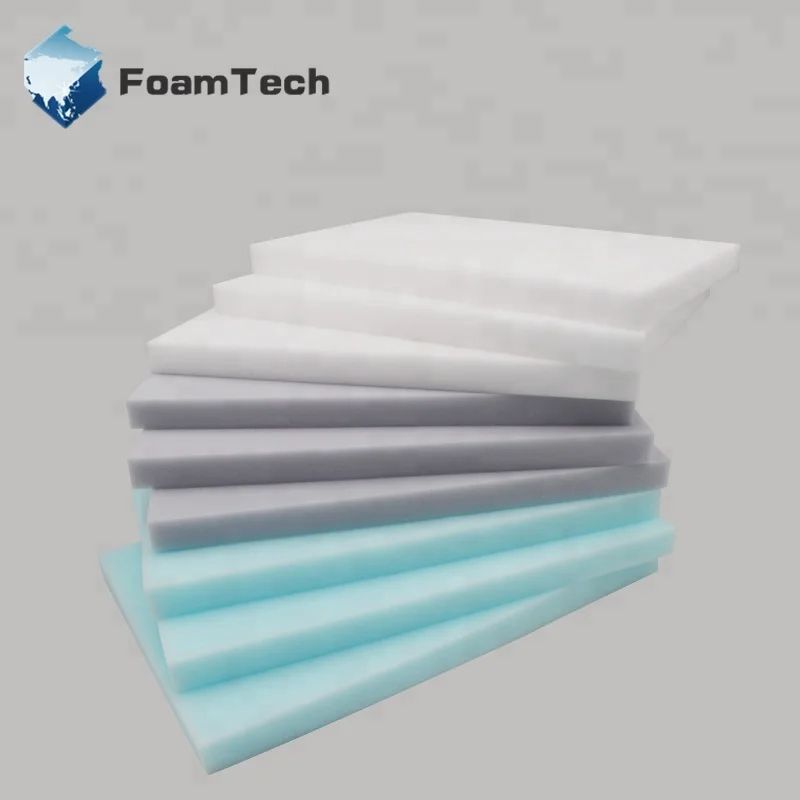 Customized High Density melamine studio pyramid shape acoustic foam white