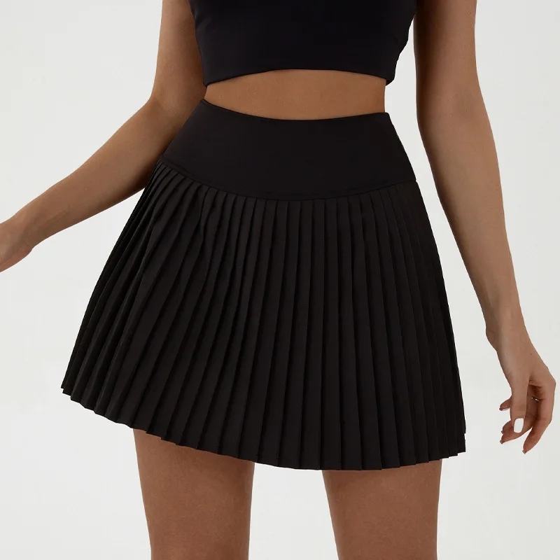 Joyyoung Tennis Wear Custom Athletic Skort Women Outdoor Sports Pickleball Skirt With Pocket Pleated Tennis Skirts