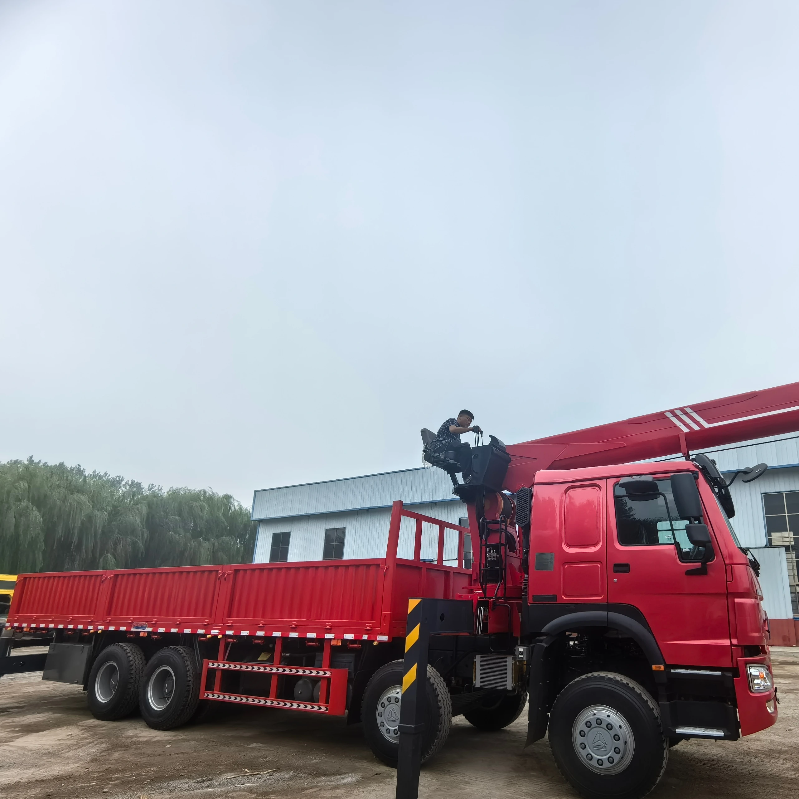 12Tons Mobile Crane Crane Manipulators gruas crane With Manlift