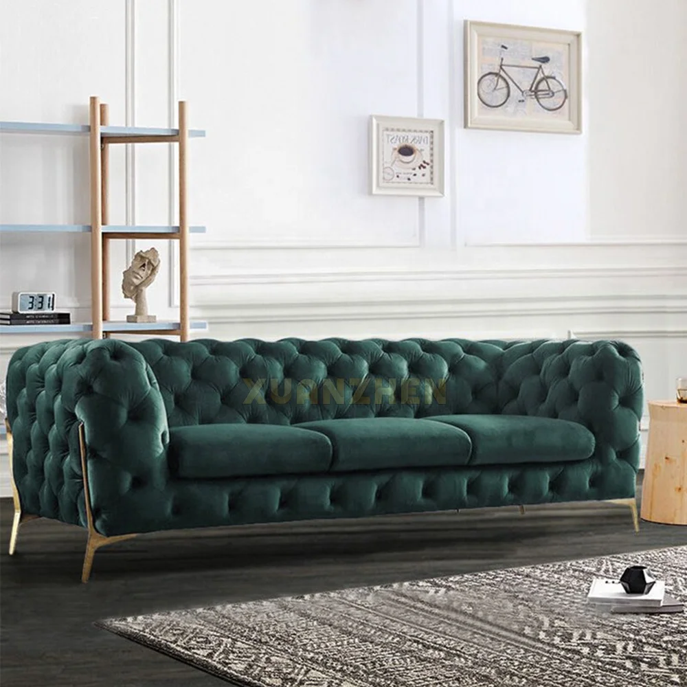 Living room furniture gold legs luxury indoor sofa modern sectional couches live sofa room premium living room sofas
