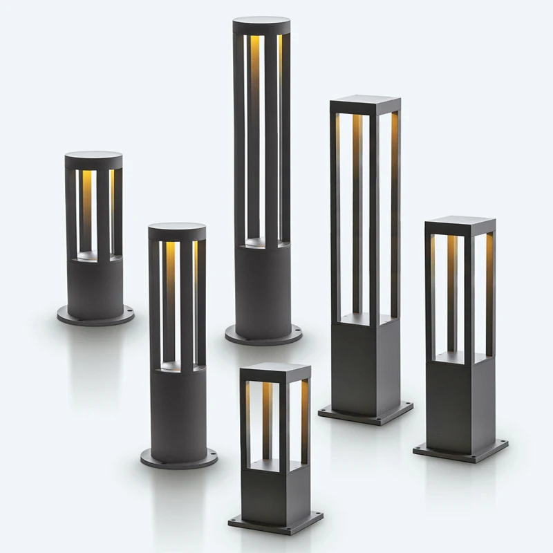 Led bollard light outdoor garden light