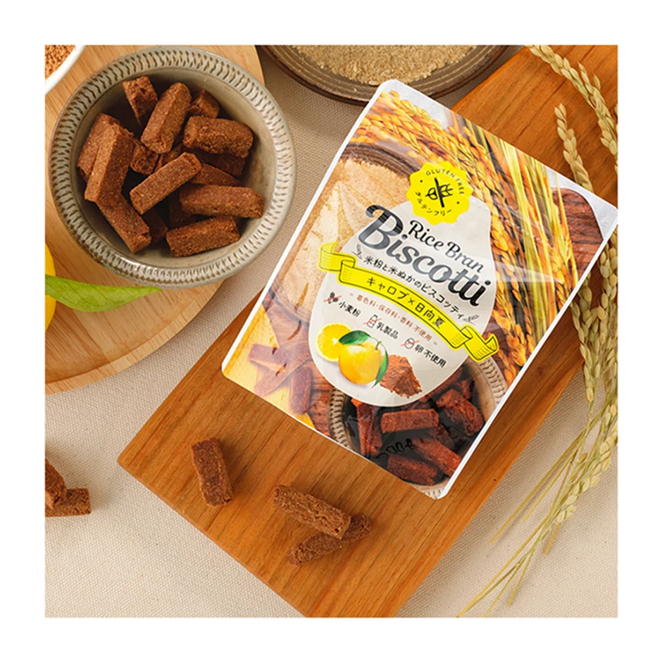 Refreshing gentle production gluten free packages for biscuits with Hyuganatsu citrus