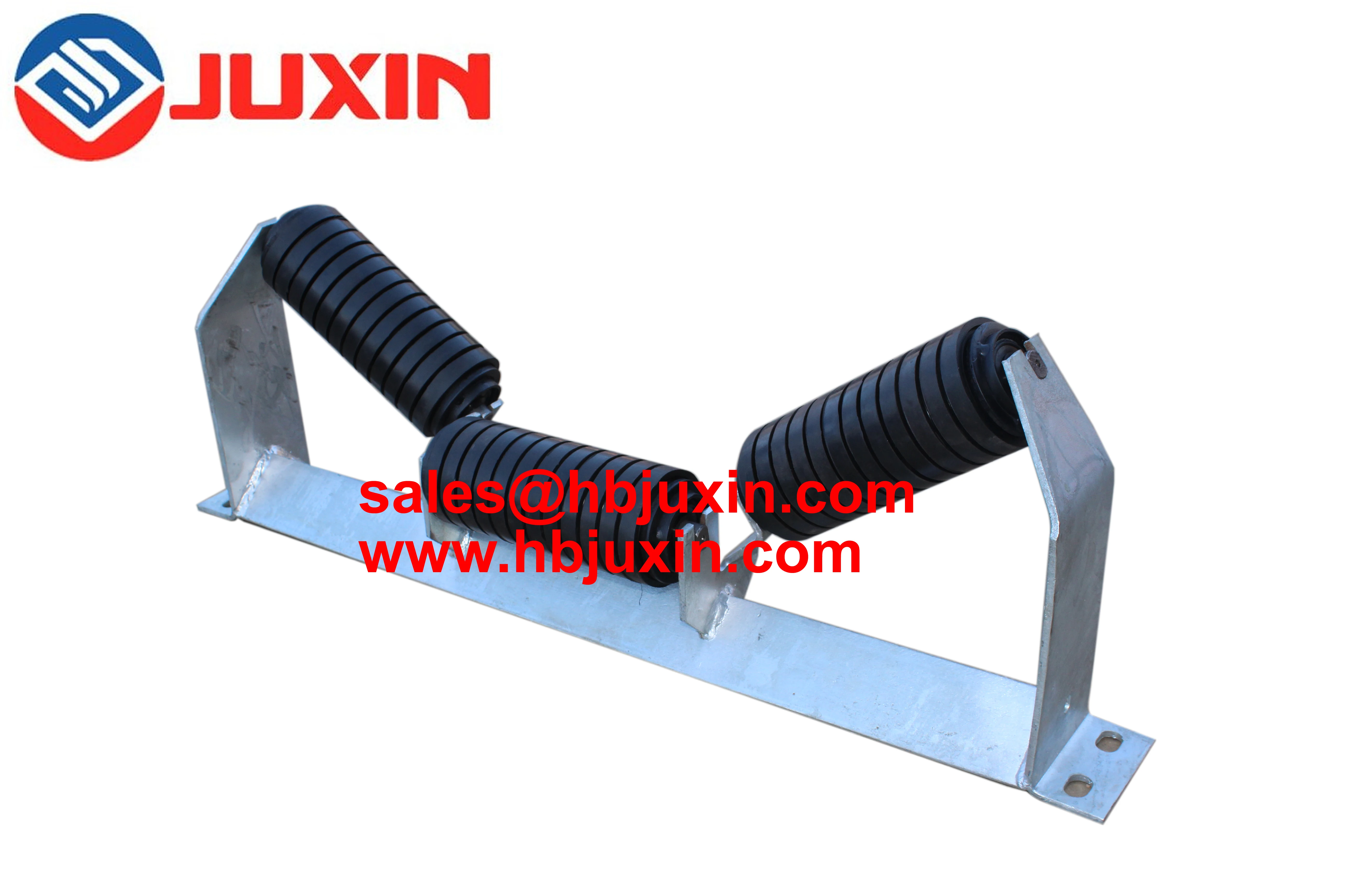 Conveyor return roller with ball bearing long life time