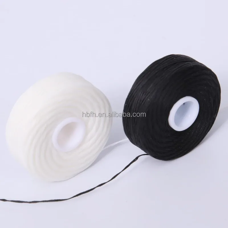 30m or 50m wax and unwax nylon bamboo charcoal dental floss with mint coconut flavor