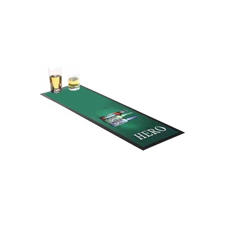 Tigerwings Service spill mat Elastic bartenders rubber cocktail non-slip coffee bar grey glass drying suitable for restaurant