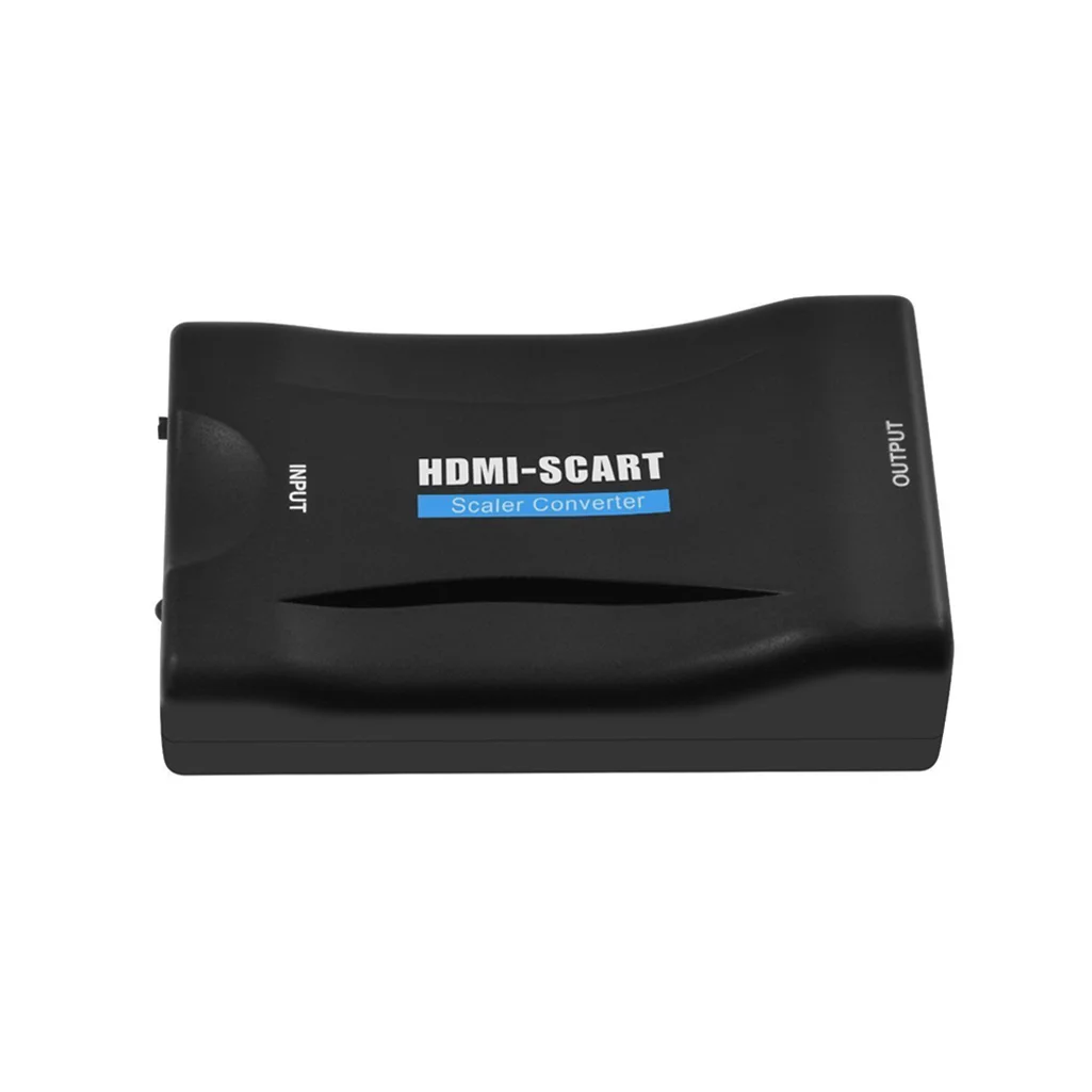 1080P HDMI to Scart 21Pin Converter Audio Video Adapter for HDTV