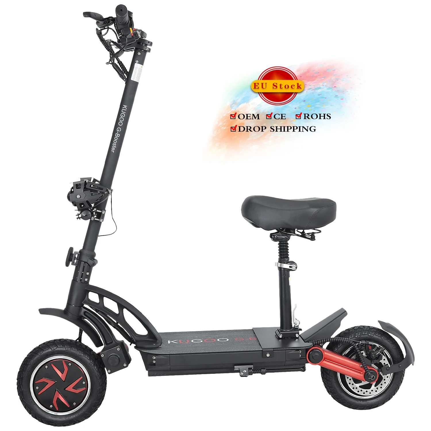 Электронный скутер kugoo g booster, 800 Вт * 2, 48 В, 55 км/ч, бесщеточный Электрический скутер, Прямая поставка со склада в ЕС