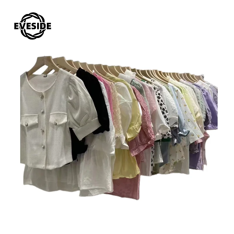 Cheap Price Top Quality Grade a+ Fashion Design Lady Vintage Floral Second Hand Dress Clothing Bales Women Thrift Silk Chiffon