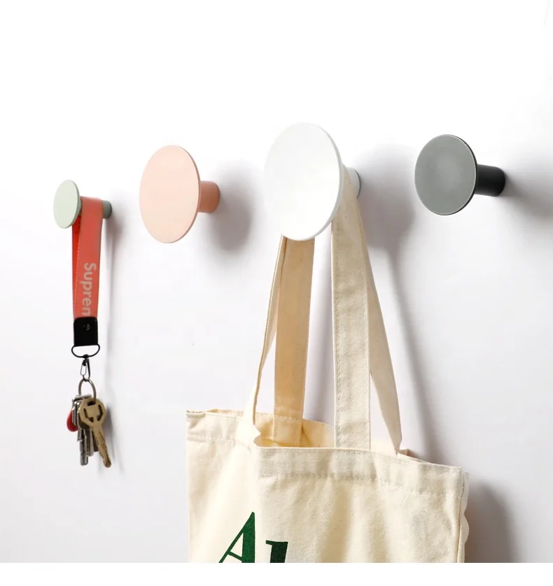 Pack of 4 Hotel Household Office Restaurant Colorful Resin Decorative Towel Jacket Coat Scarf  Hangers Wall Hooks