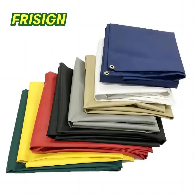 Thickened Rainproof Coated Nylon Tarpaulin Canvas Waterproof Sunscreen Truck Outdoor Heavy Duty Garden Plant Cover Tarp Roll