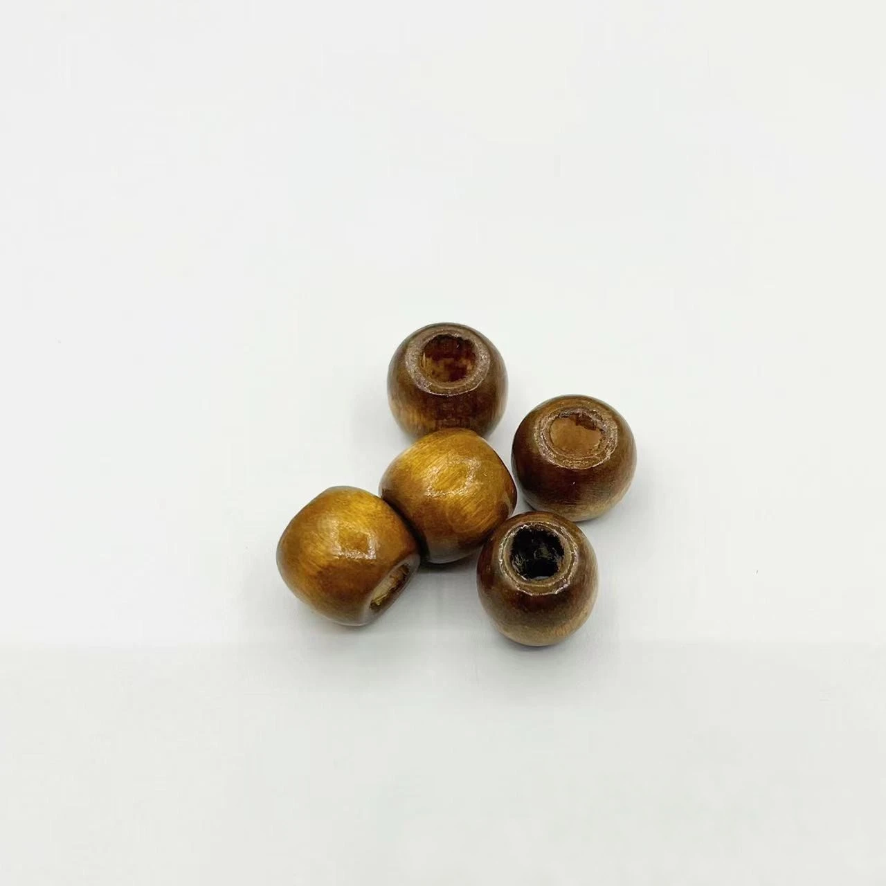 Wholesale Maple Wood Colorful Barrel Beads Loose Beads Strand Bracelet Necklace Hair Braid Accessories DIY