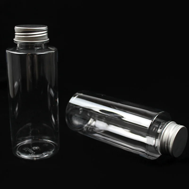 Custom PET Plastic Bottles 100ml 250ml 300ml 350ml 400ml 500ml Square Juice Bottles With Lid