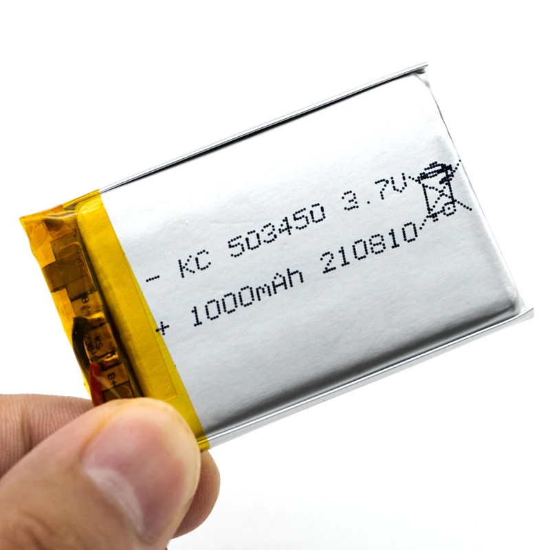 Li полимерный аккумулятор 3.7v1000mAh 503450 Липовая батарея полимерная литий-ионная аккумуляторная литий-полимерная Shenzhen Kamcy для жизни