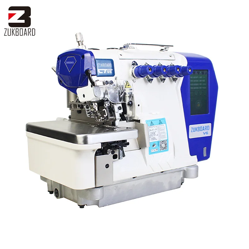 Cheap Price 4 Thread Flat Bed Overlock Sewing Industrial Machine