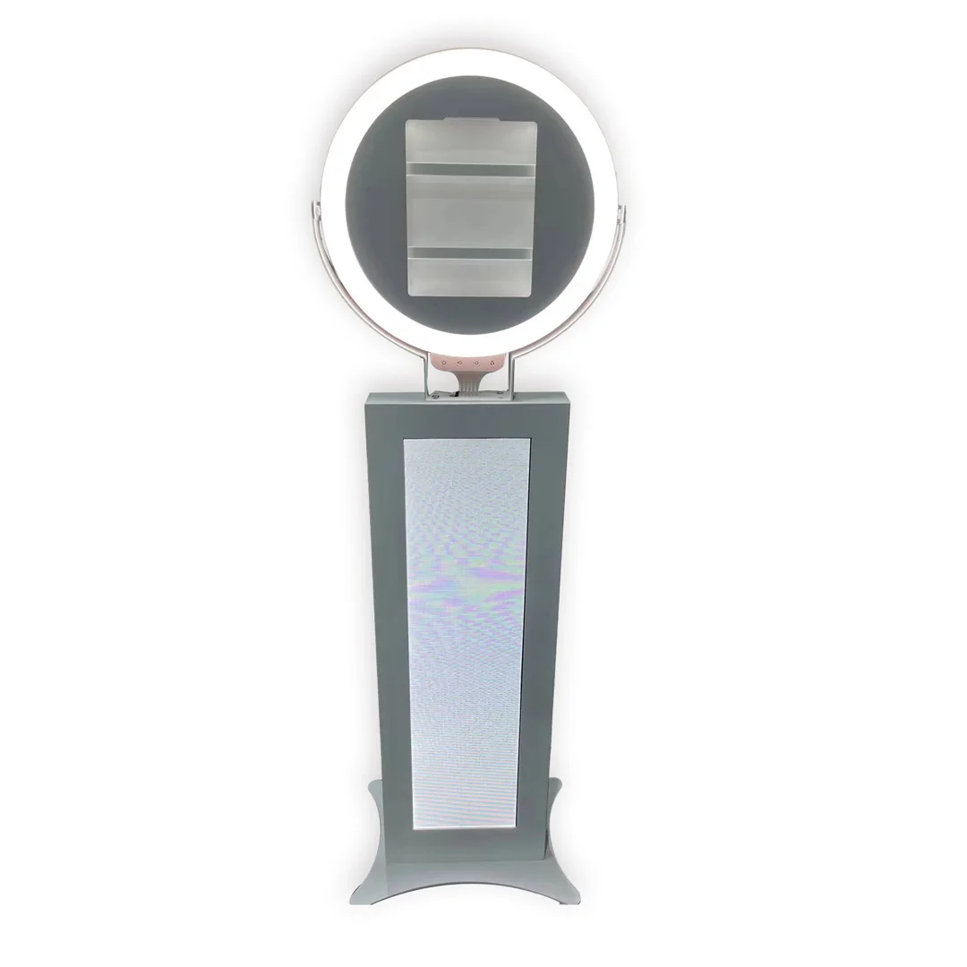 Ipad Photo Booth Machine Roamer Portable  Hand Held Photo Booth With Ipad Sharing Station For Photo Booth with Led Fill Light