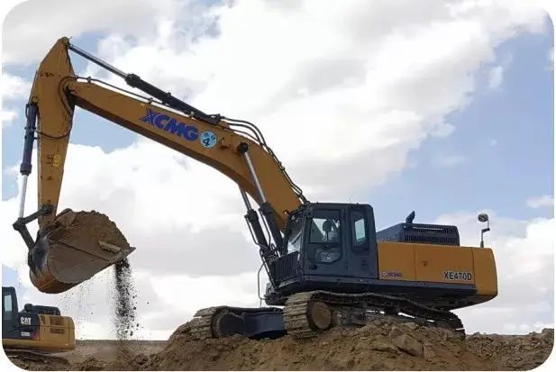XCMG XE470D 50 тонн подержанный экскаватор Китай тяжелый гусеничный станок по лучшей цене