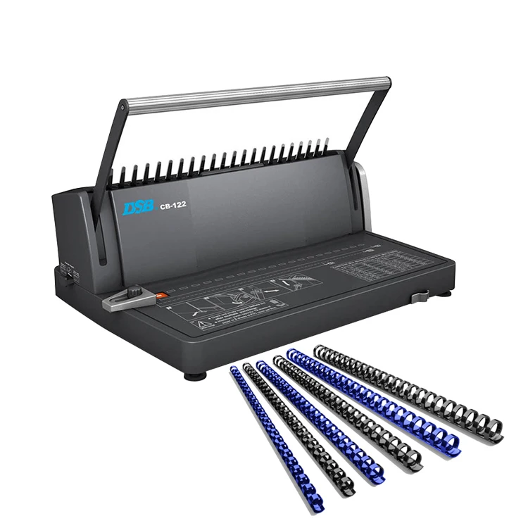 DSB CB-122 Punching Holes 21/19 Multifunctional Comb Binding Machine Manual Easy Operation Binding Machine