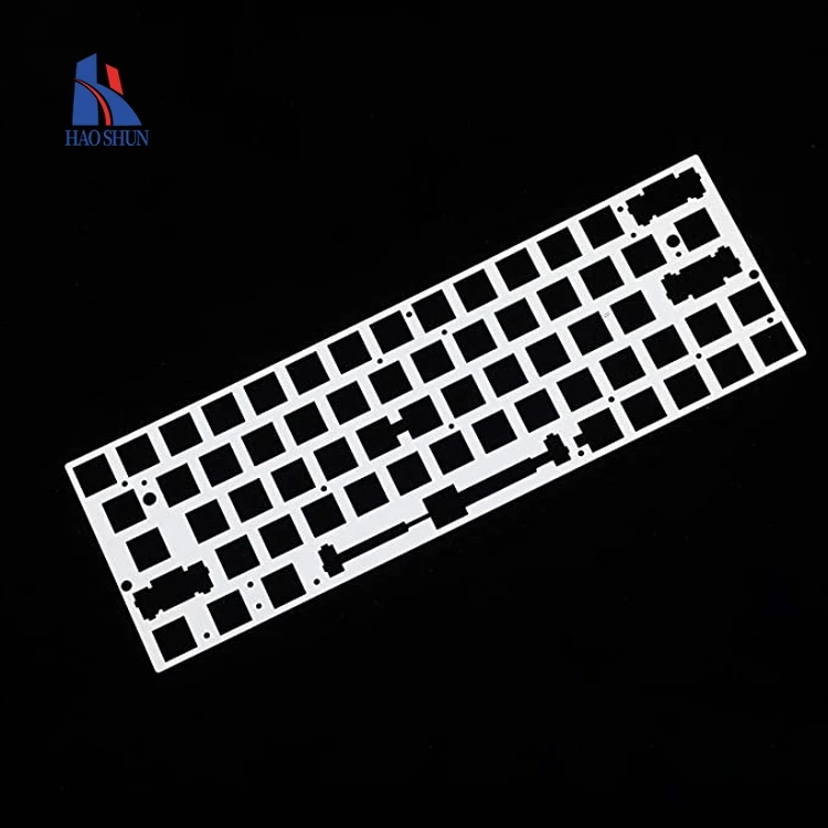 Keyboard Cnc Custom Multicolor Anodizing Aluminum Keyboard Plate Cnc Machining Mechanical Keyboard Case