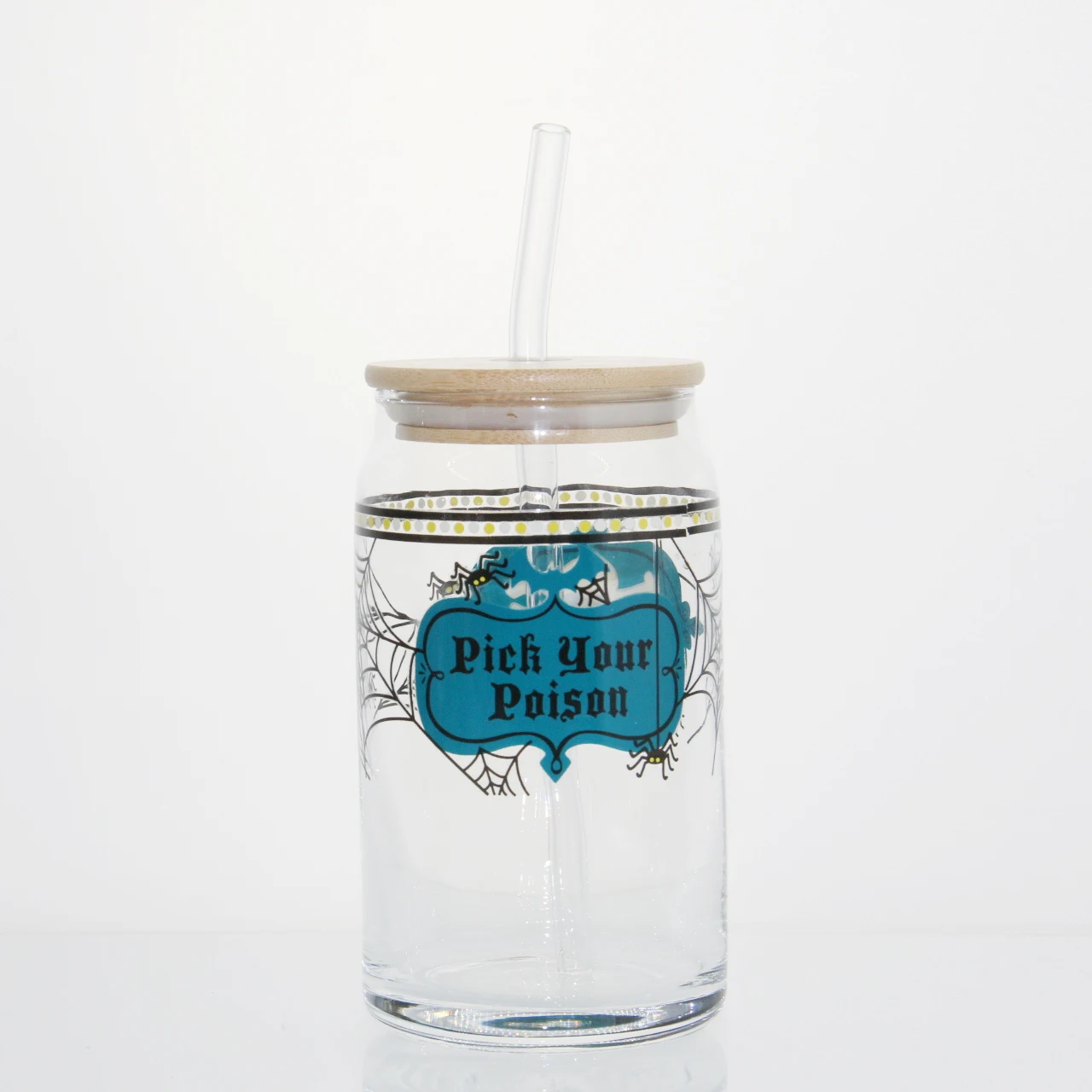 Barware 2024 New Product 16oz libbey beer glass with lid and straw