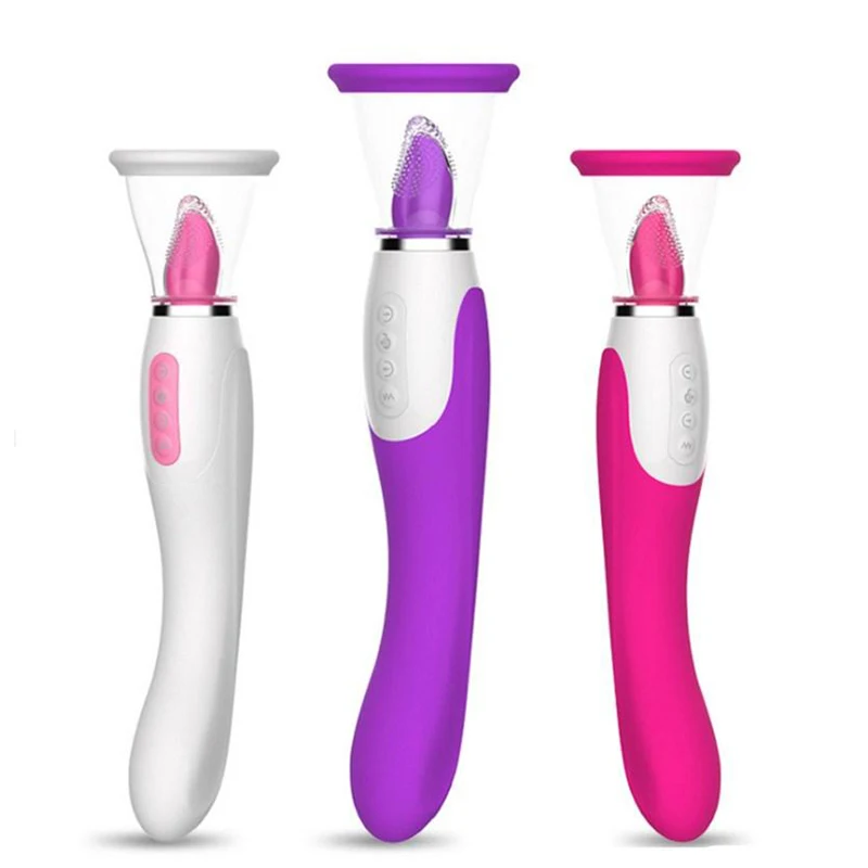 Новый вибратор женский самоутешительный прибор вибрационный G Spot автоматический нагревающий всасывание языка облизывание вибратора