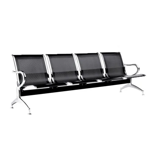 2023 New model stainless steel 4 seater waiting  airport chair with cushion