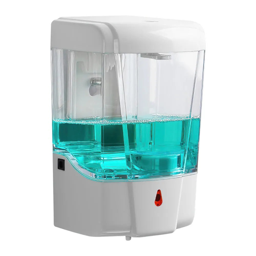 Hot Selling 700ml White Touchless Wall Mount Automatic Gel Dispenser Pump with Sensor