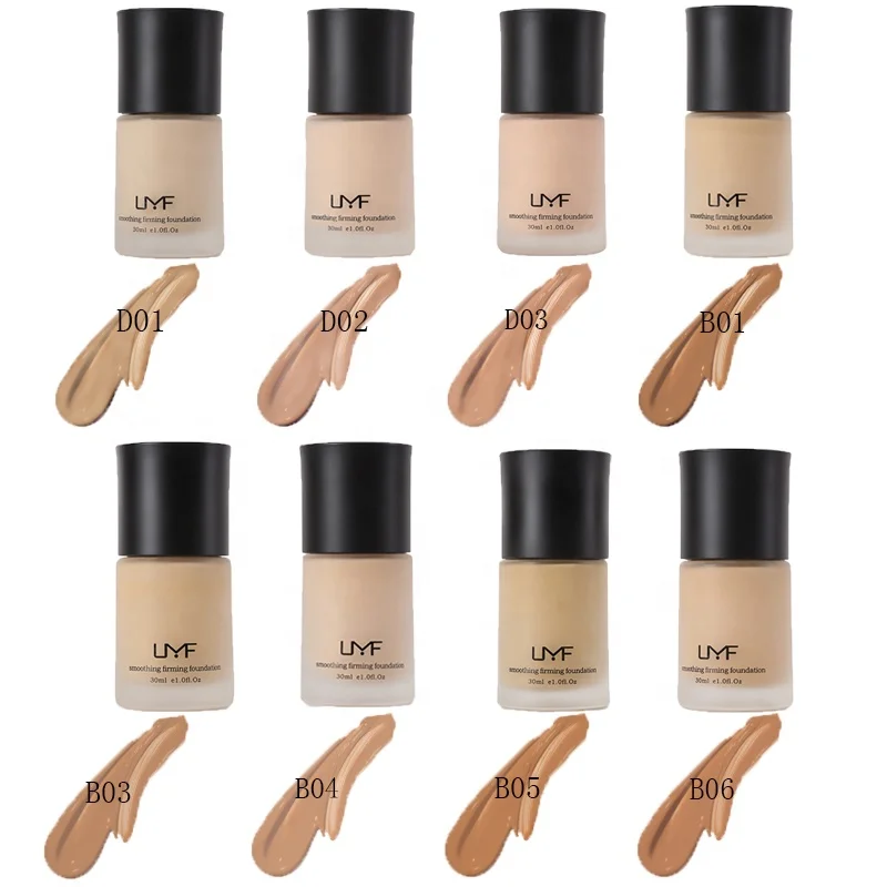 Best sell  Liquid Foundation Private Label Face Makeup Waterproof Matte Beauty Bulk Foundation Makeup