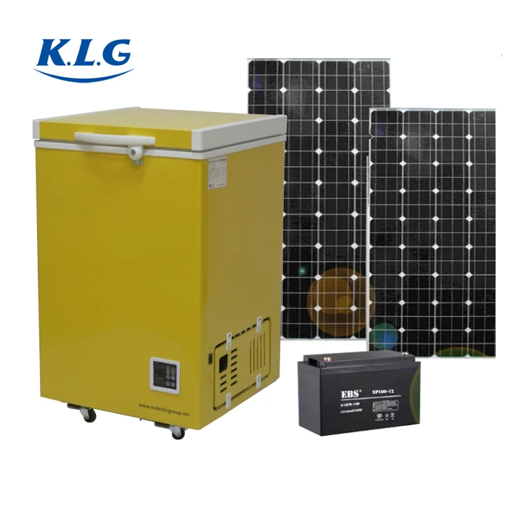 12v Solar system using with solar power panel battery controller deep chest  mini freezers