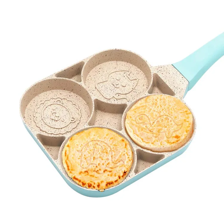 K&B Home electric kid frying pan small frying pan with animal omelet pancake pan