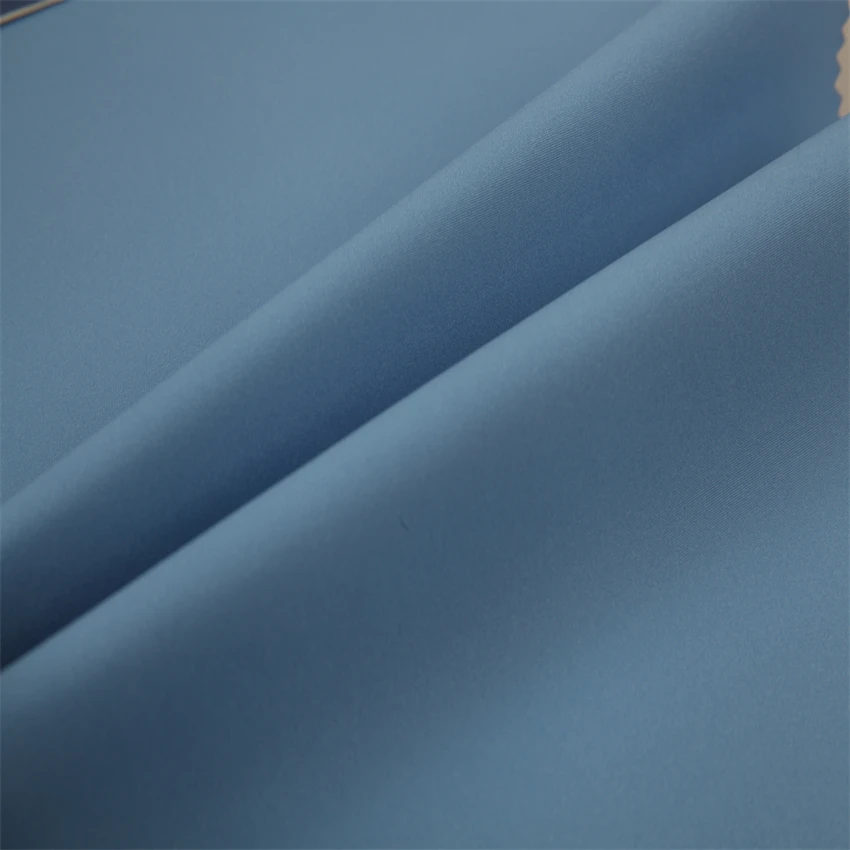  100% polyester pongee fabric coated bonded dyed breathable twill
