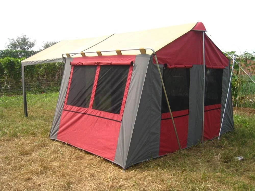Outdoor camping cabin canvas tent