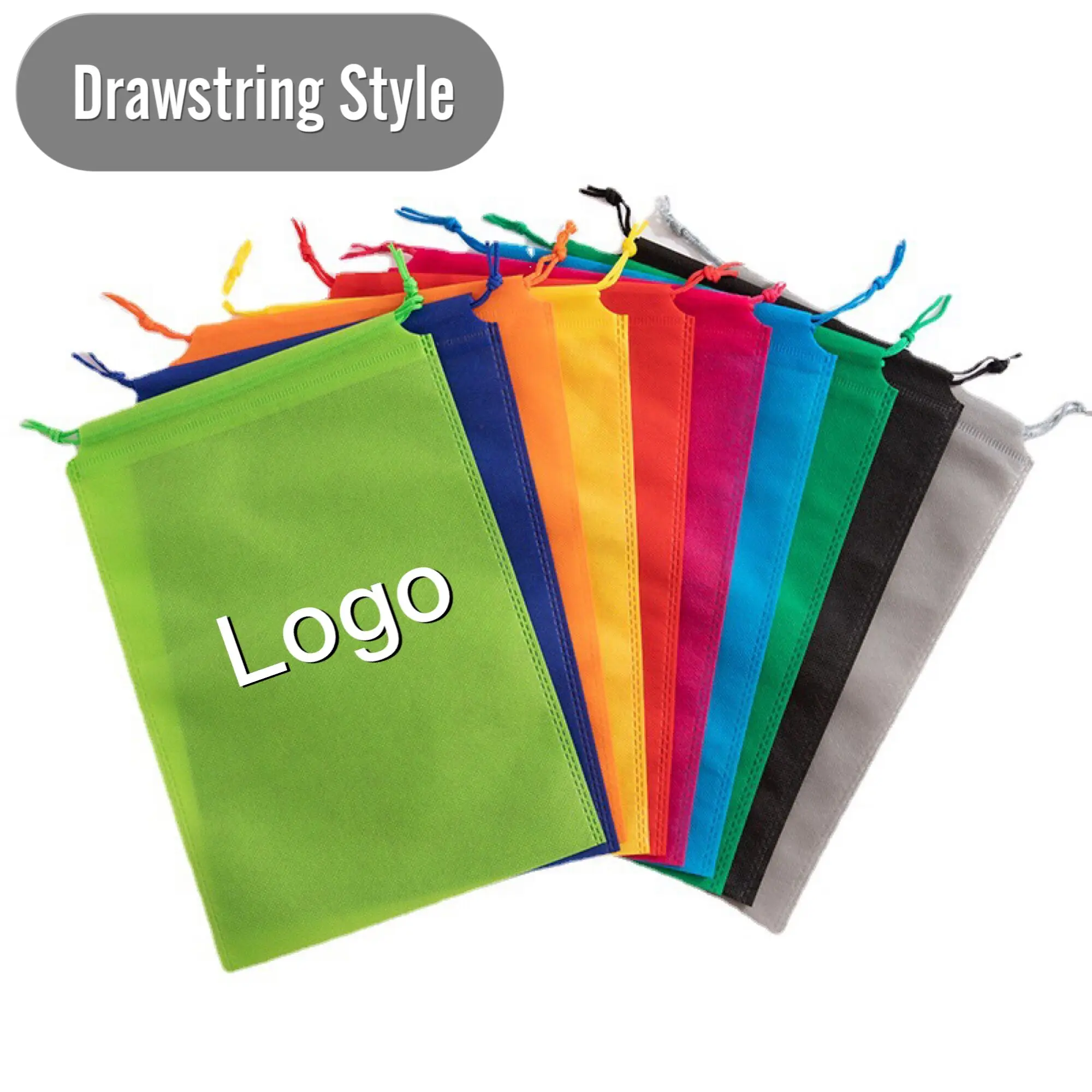 Reusable Eco Non-woven pp Nonwoven Fabric Shopping Tote Bags Custom Non Woven Recycle 100 Gsm
