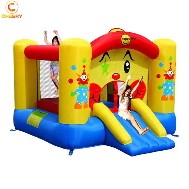 PVC Material Inflatable Clown Bouncing Castle with Slide