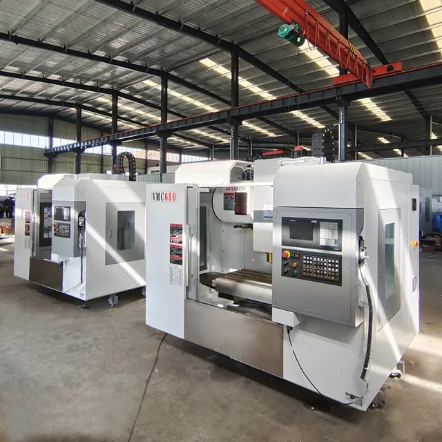 Simple version VMC650 3 Axis CNC Milling Machine Vertical Machine Machining Center For Metal Steel