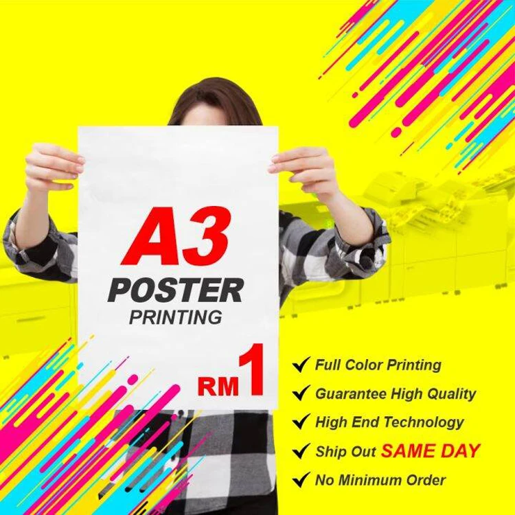 Custom modern Anime Advertising Promotion Poster printing world map posters and prints wall pictures for living room