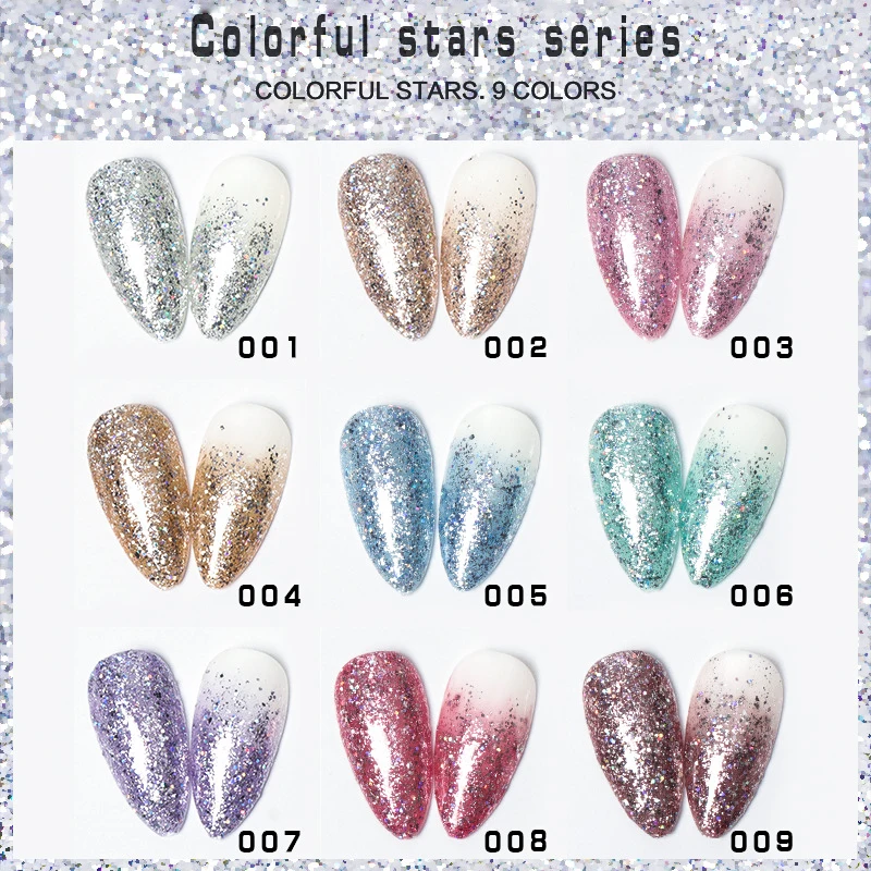 
5ml Peacock Rainbow Platinum Glue Nail Art Phototherapy Glue Bright Shining Super Flash Radiant Shining Nail Polish UV Gel Glue 