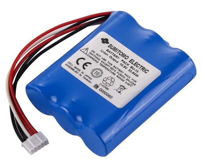 Original Japan BU-15 10.8V 3400mAh Li-ion Battery Pack Replacement for Fusion splicer T-400S
