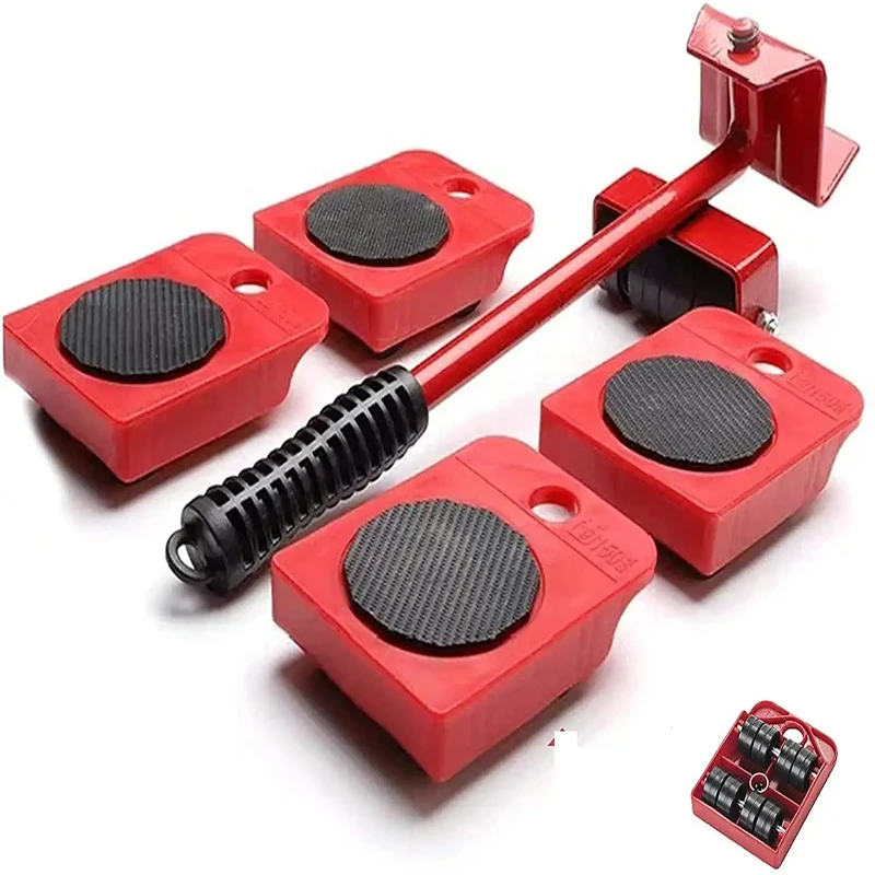 Easy Furniture Lifter and Furniture Slides Kit Furniture Move Roller Tools Max Up for 150KG/331LBS Moving Dolly