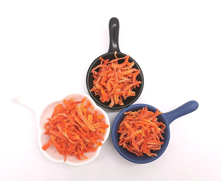 100% Pure Carrot Organic Dehydrated AD Steam treated dried Carrot slice/Shredded carrot