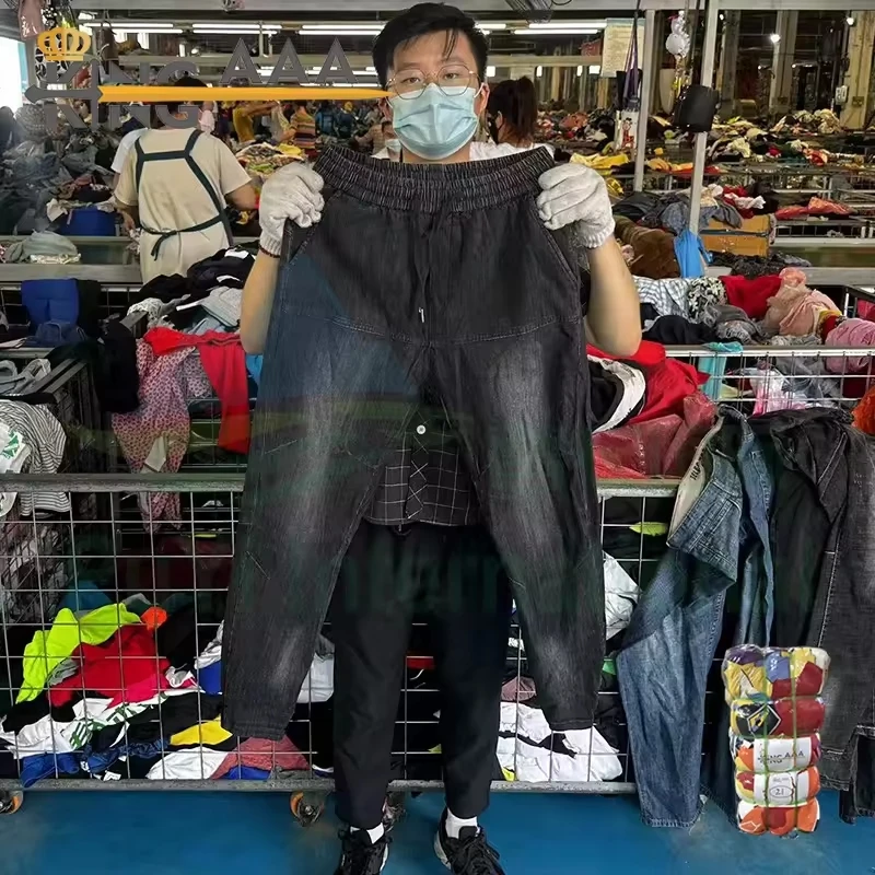 wholesale Grade B used clothes levi pant cowboy jeans bales Second Hand korea used clothes for men