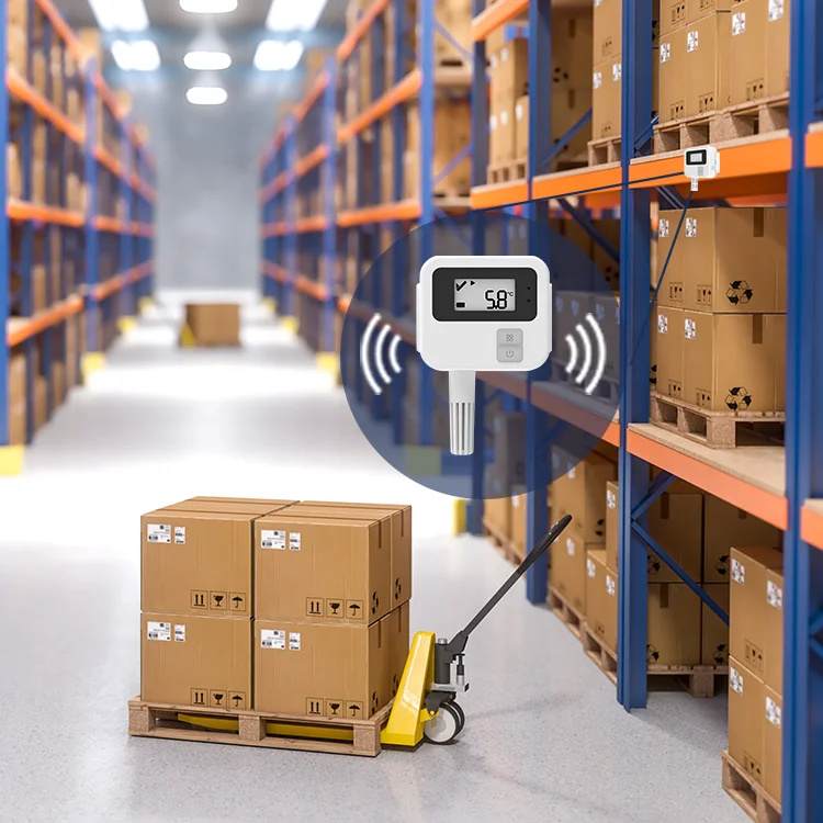 Real Time Temperature Data Logger Wireless Thermometer Hygrometer Ble Humidity Temperature Sensors Meter