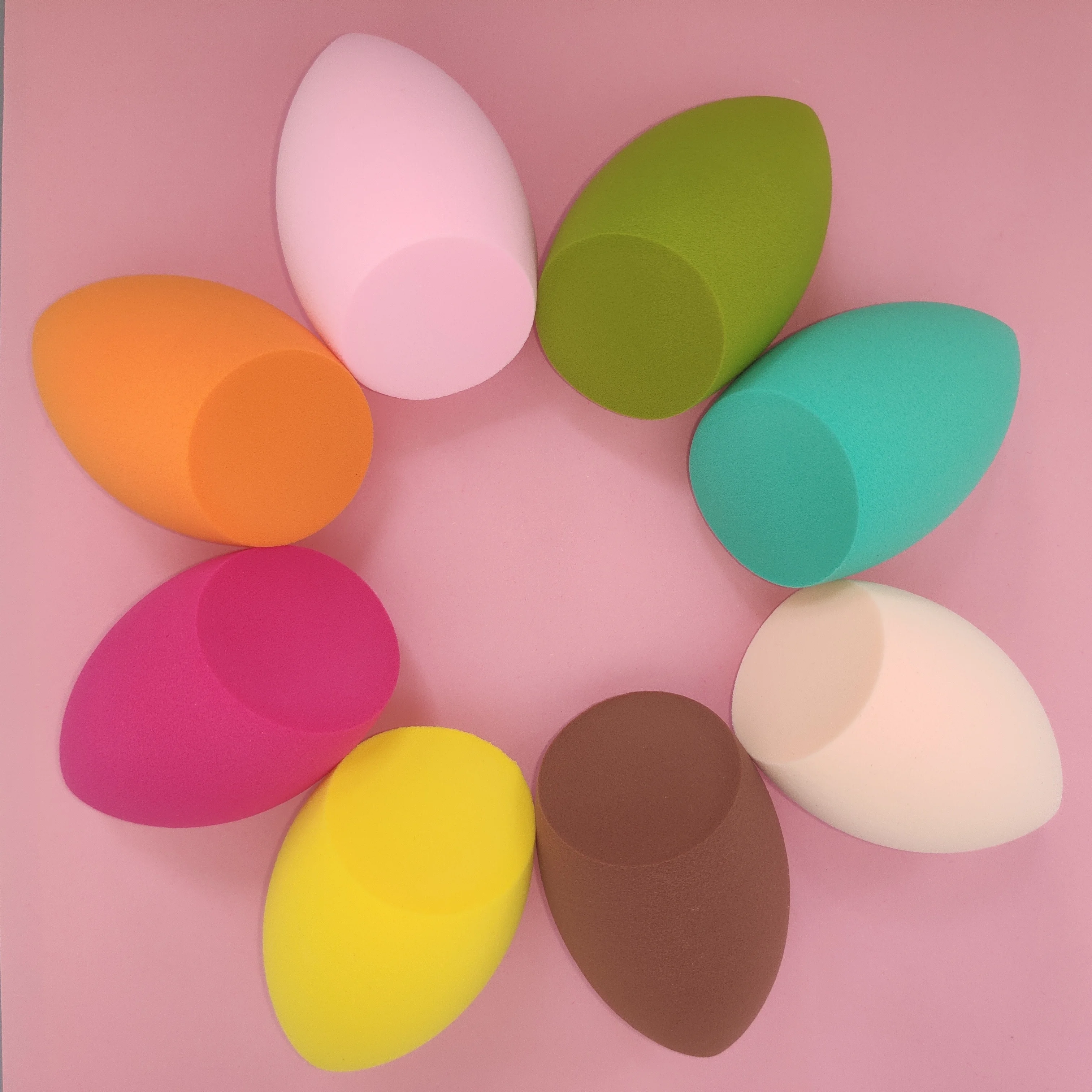 Wholesale super soft beauty makeup sponge egg cosmetics blender packaging custom logo make up sponge