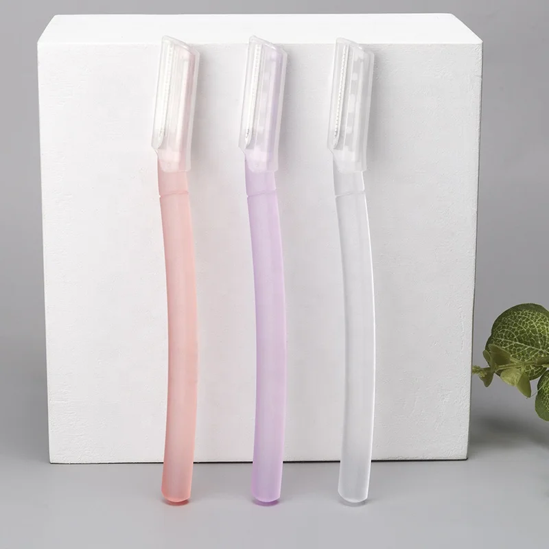 High Quality Reusable Eyebrow Shaver For Ladies Available Different Colors Facial Hair Remover Eco-friendly Razors