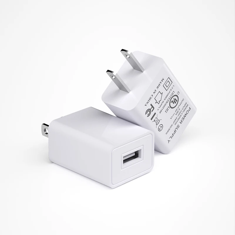 HECHOBO 5 Вт Настенный в 1 А usb адаптер питания с американской вилкой и UL FCC Утвержденный для мобильных телефонов