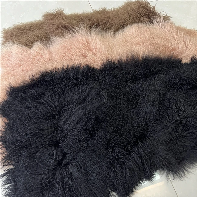 Blanket Real fur Rug for living room