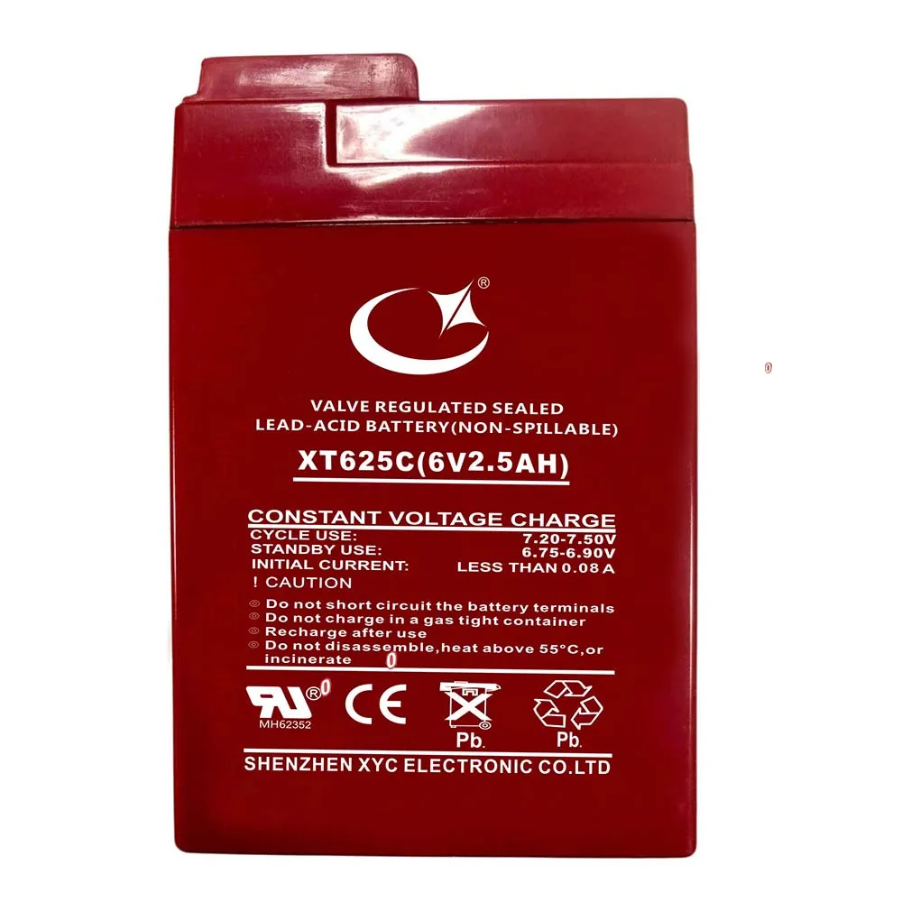 Sealed maintenance free lead acid battery SMF battery 6v 4.5Ah