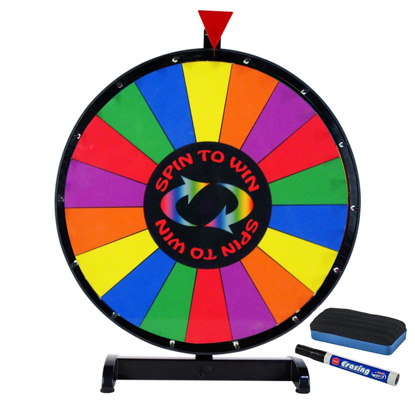12-дюймовое призовое колесо прялка Фортуны 14 слотов цветное рулетка настольное вращающееся